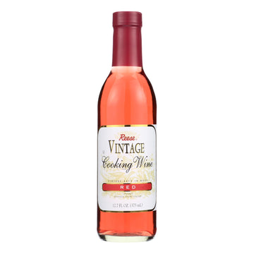 Reese Cooking Wine - Red - Case Of 6 - 12.7 Fl Oz. - Maras Green