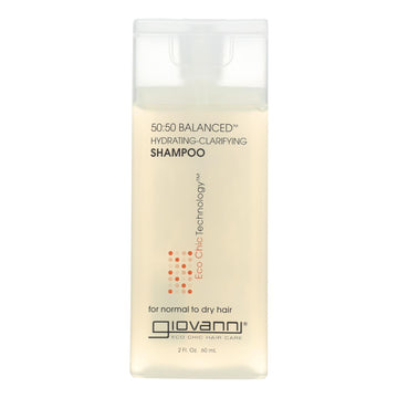 Giovanni Hair Care Products 50/50 Balanced Shampoo - Case Of 12 - 2 Fl Oz - Maras Green