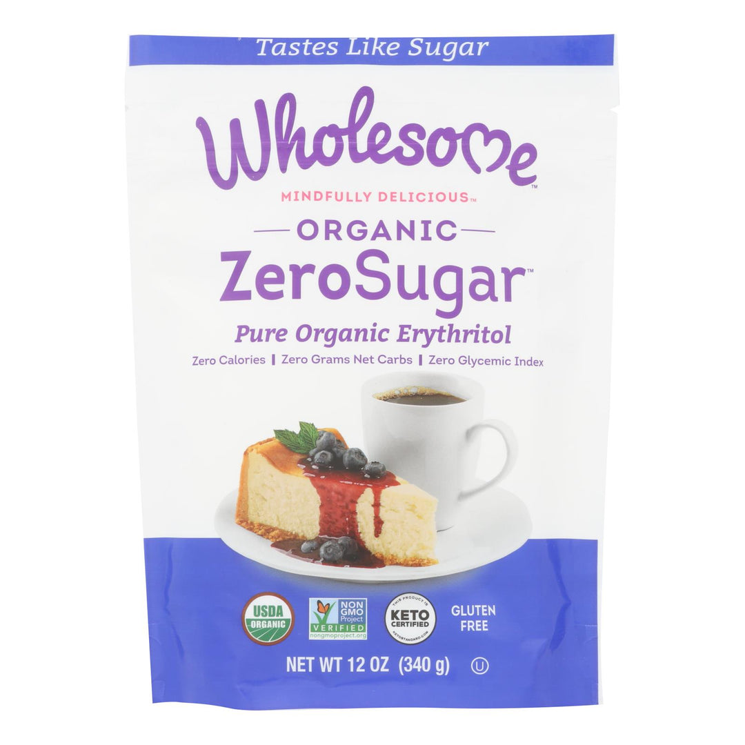 Wholesome Sweeteners Sweetener - All Natural - Calorie Free - Zero - Pouch - 12 Oz - Case Of 8 - Maras Green