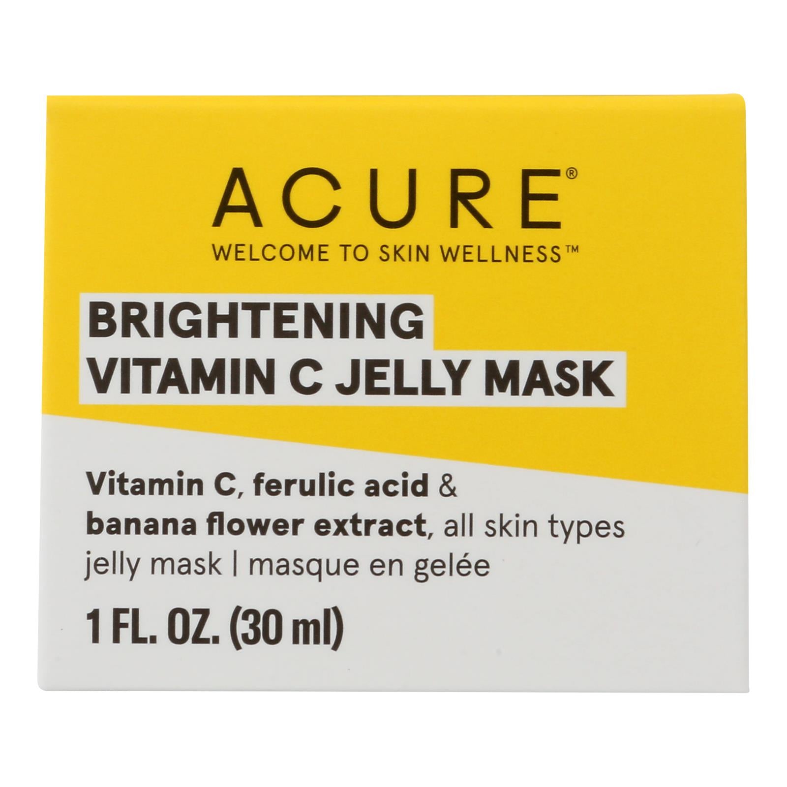 Acure - Fcl Msk Brght Vitamin C Jelly - 1 Each - 1 Fz - Maras Green