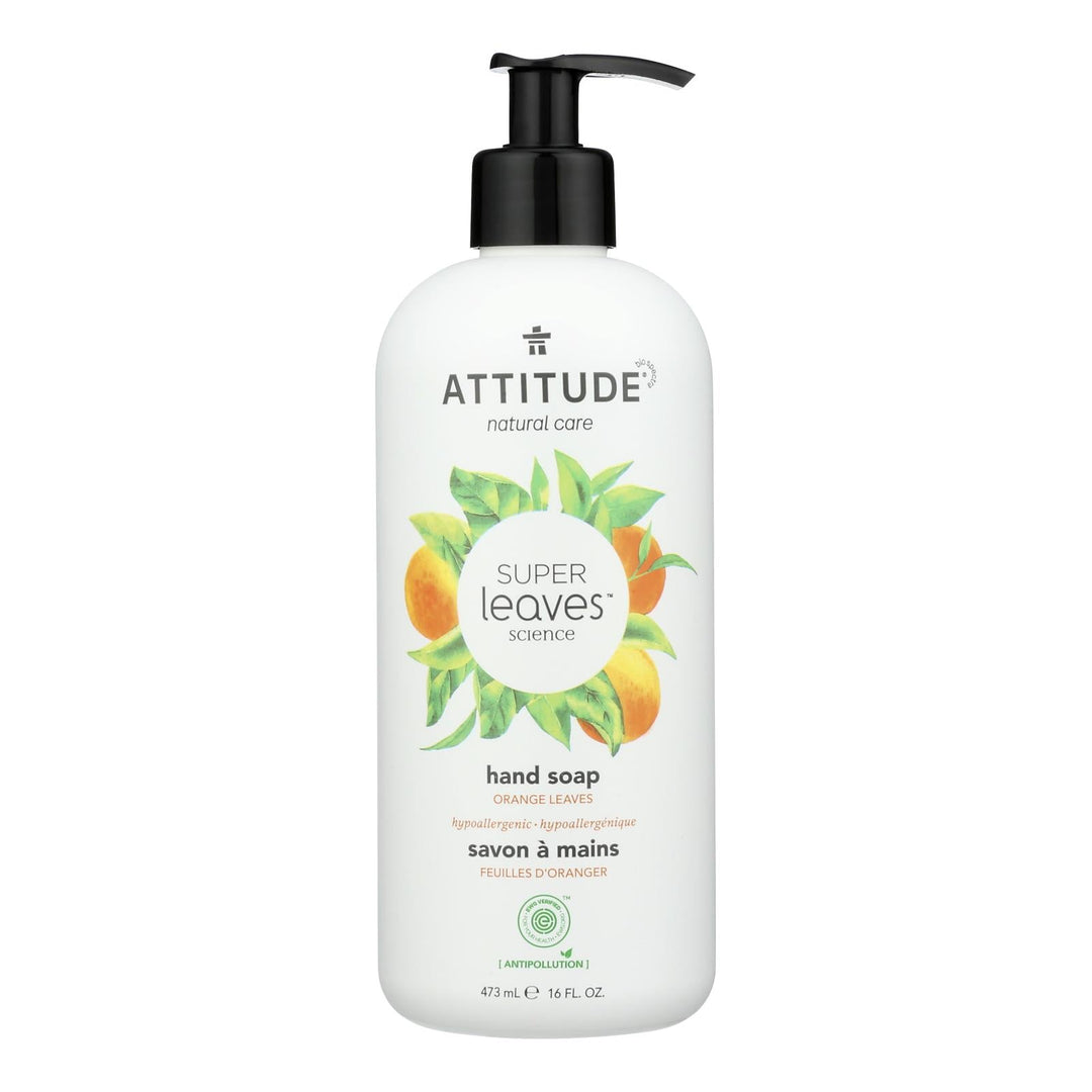 Attitude - Hand Soap Orange Leaves - 1 Each - 16 Oz - Maras Green
