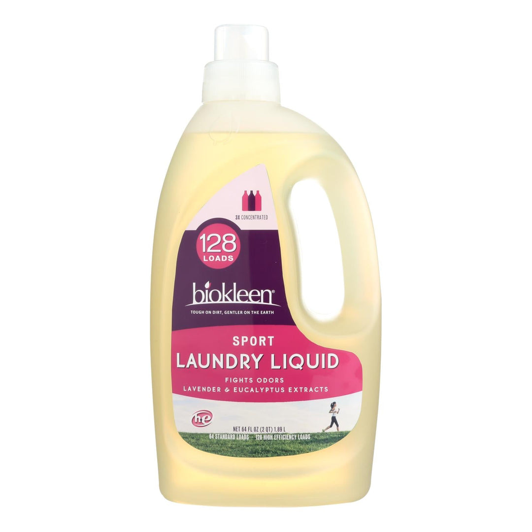 Biokleen Laundry Liquid - Sport - 64 Oz - Maras Green