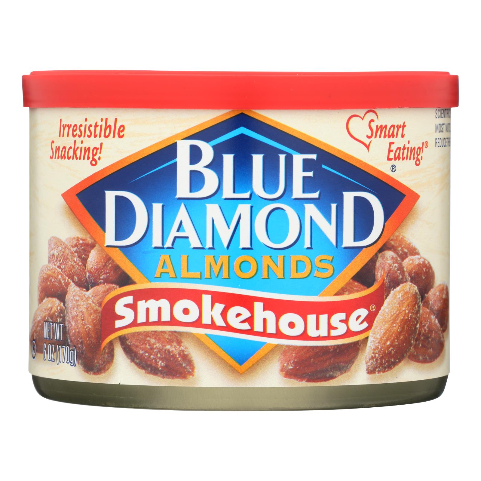Blue Diamond Almonds - Case Of 12 - 6 Oz - Maras Green