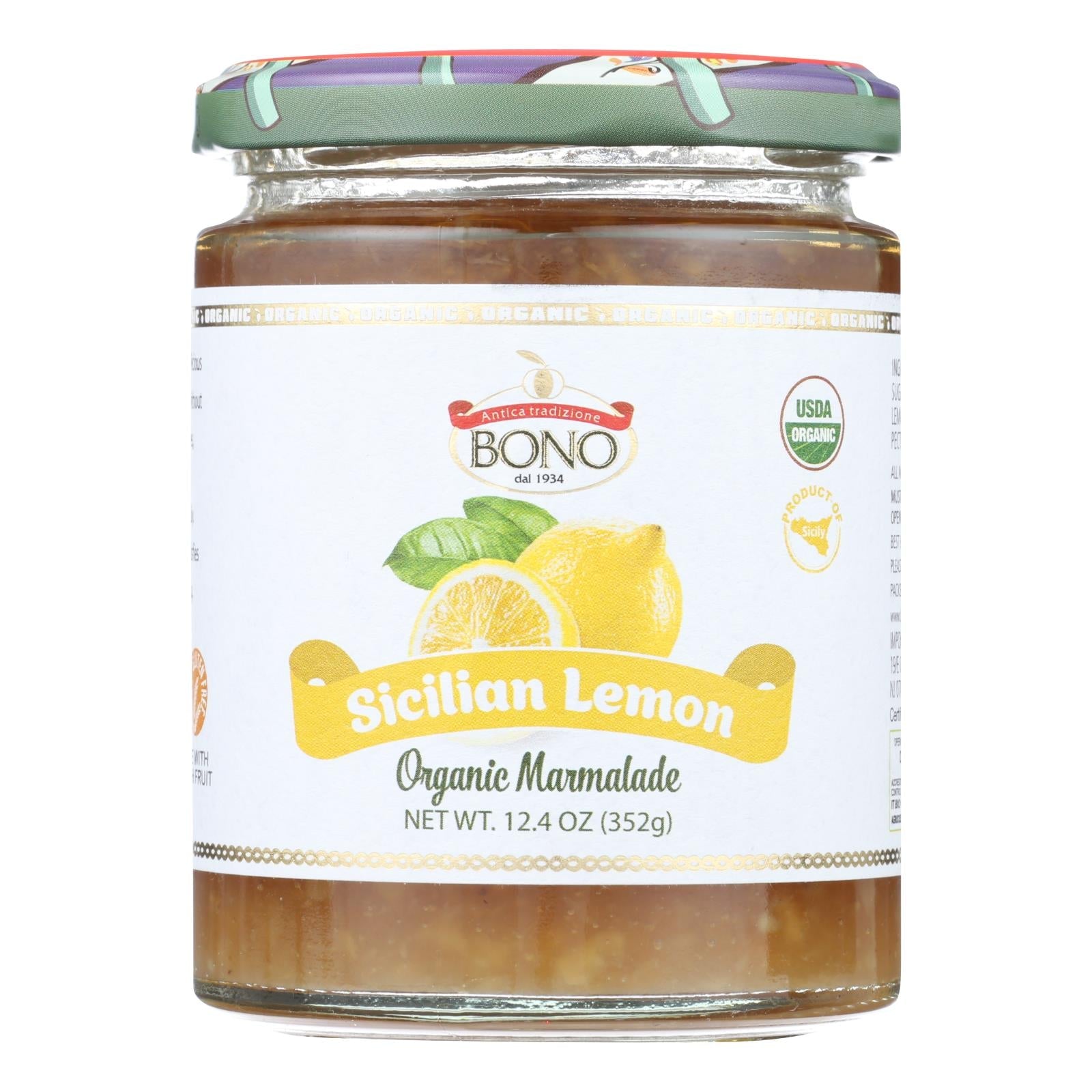 Bono - Marmalade Lemon Garlic - Case Of 6 - 12.4 Oz - Maras Green