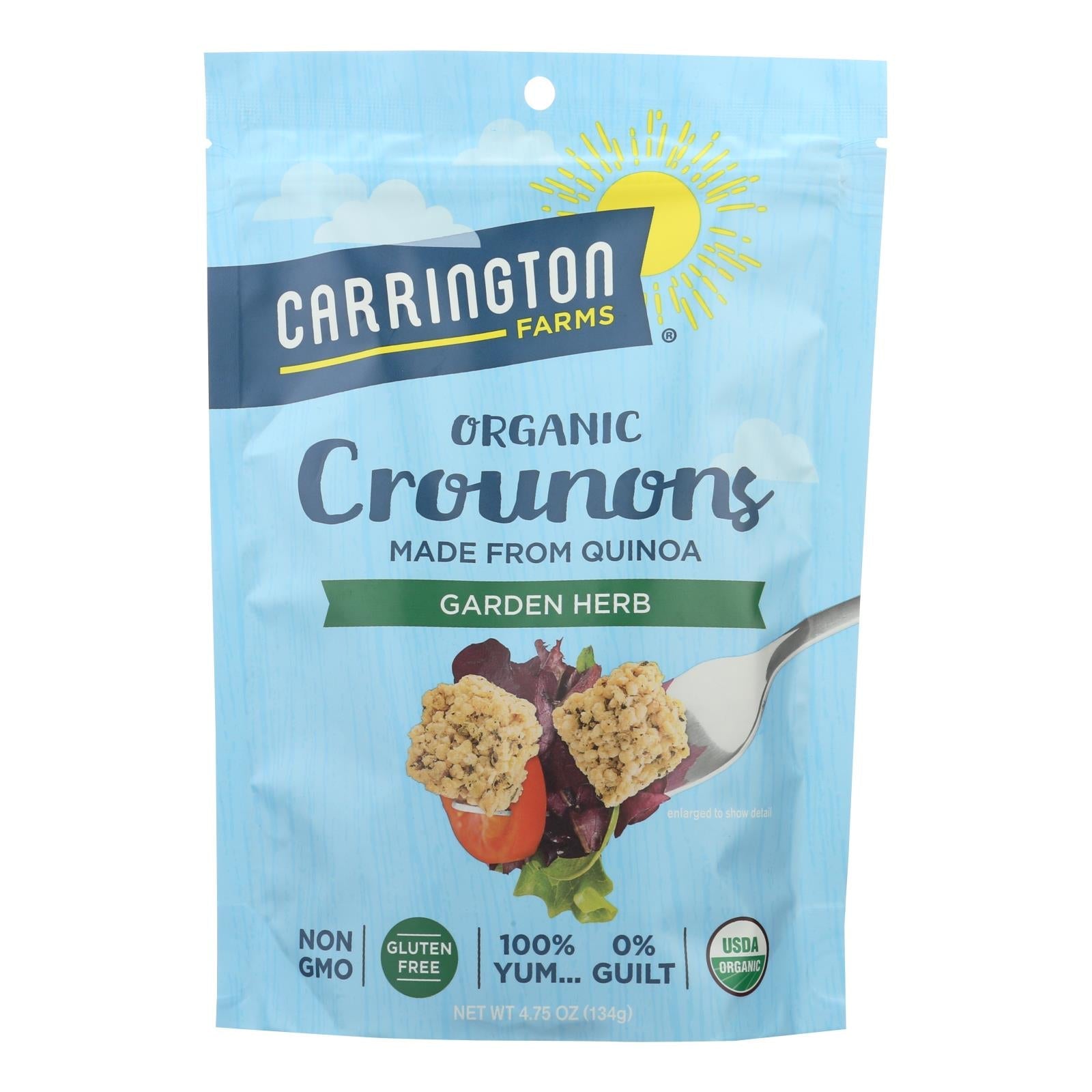 Carrington Farms Organic Crounons - Case Of 6 - 4.75 Oz - Maras Green