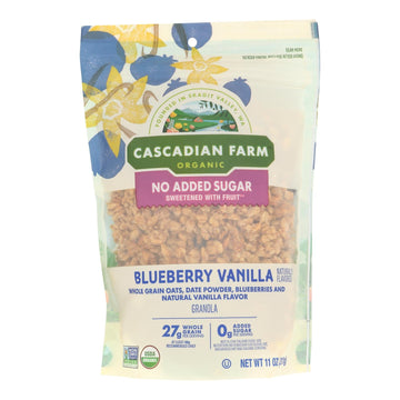 Cascadian Farm - Granola Organic Blueberry Vanilla - Case Of 4 - 11 Ounces - Maras Green