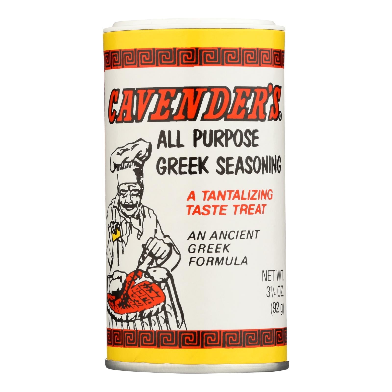 Cavender Season - Greek - Case Of 12 - 3.3 Oz - Maras Green