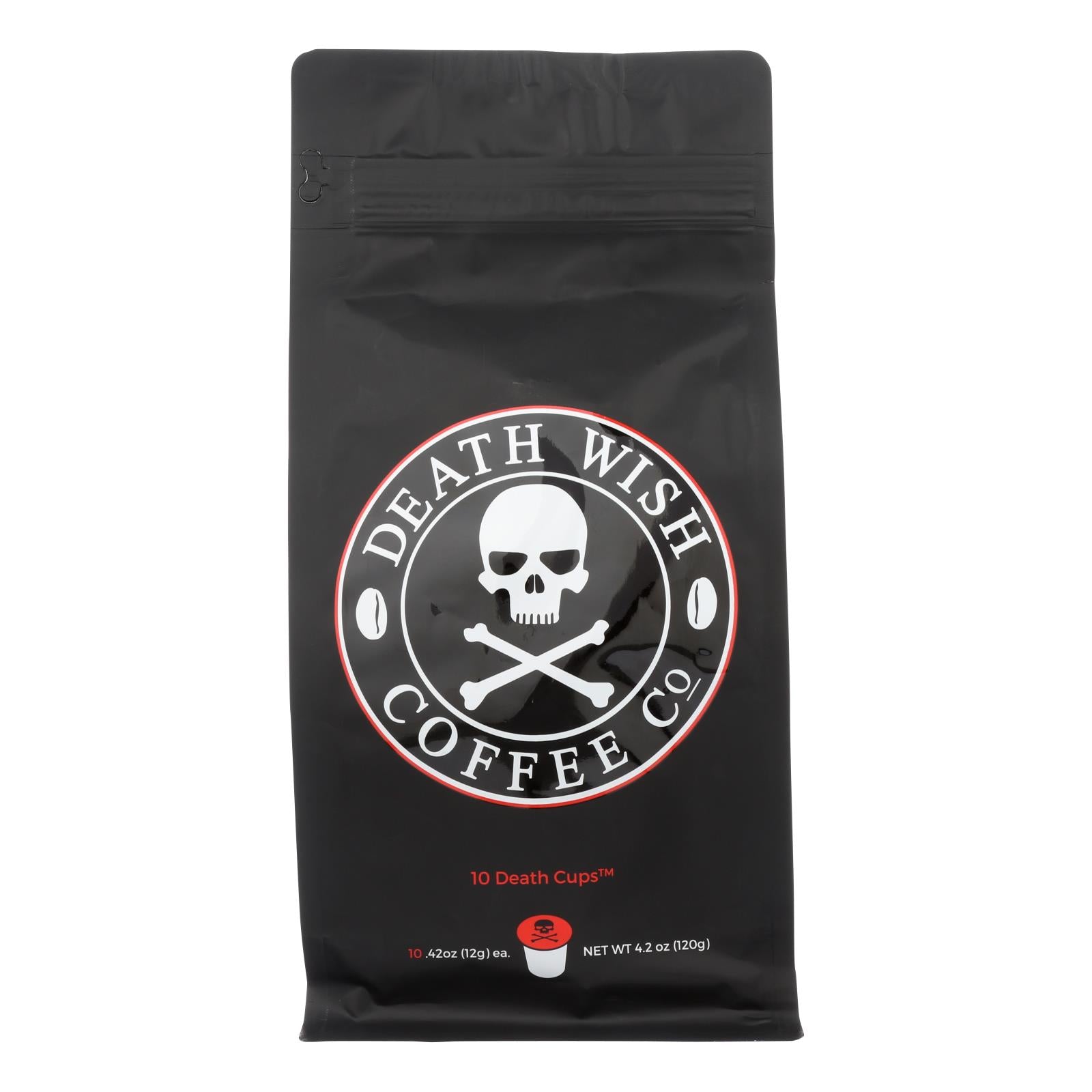 Death Wish Coffee - Coffee Single Serve Cup - Case Of 6 - 10 Ct - Maras Green