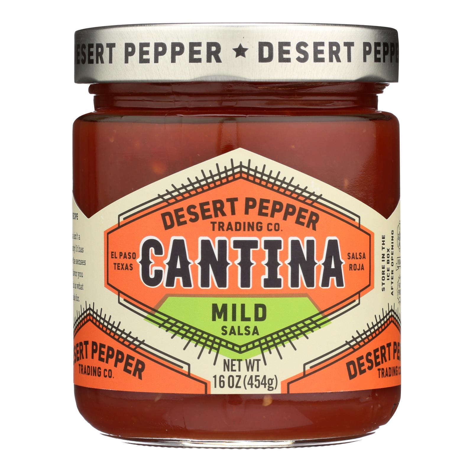 Desert Pepper Trading - Cantina Salsa - Mild - Case Of 6 - 16 Oz - Maras Green
