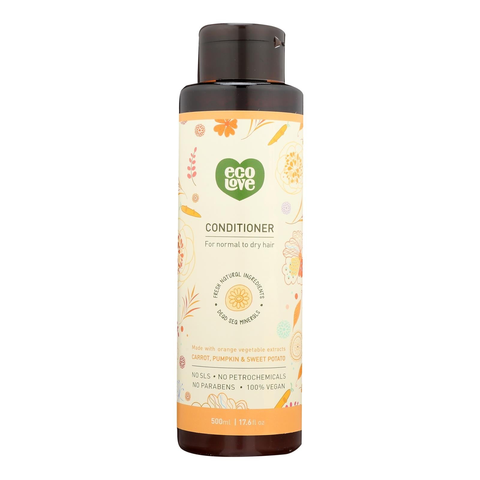 Ecolove - Conditioner Orange Veg Nrml&dry - 1 Each - 17.6 Fz - Maras Green