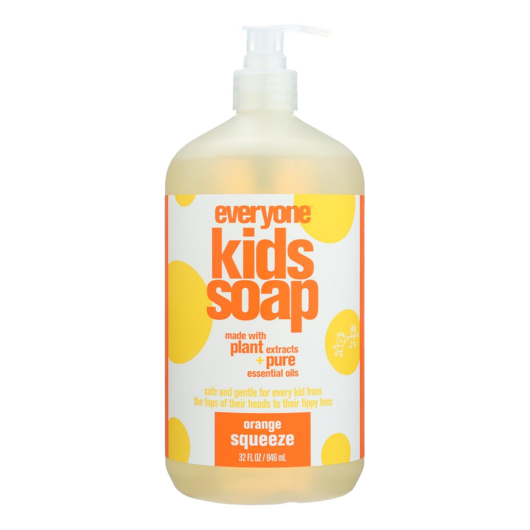 Eo Products - Everyone Soap For Kids - Orange Squeeze - 32 Oz - Maras Green