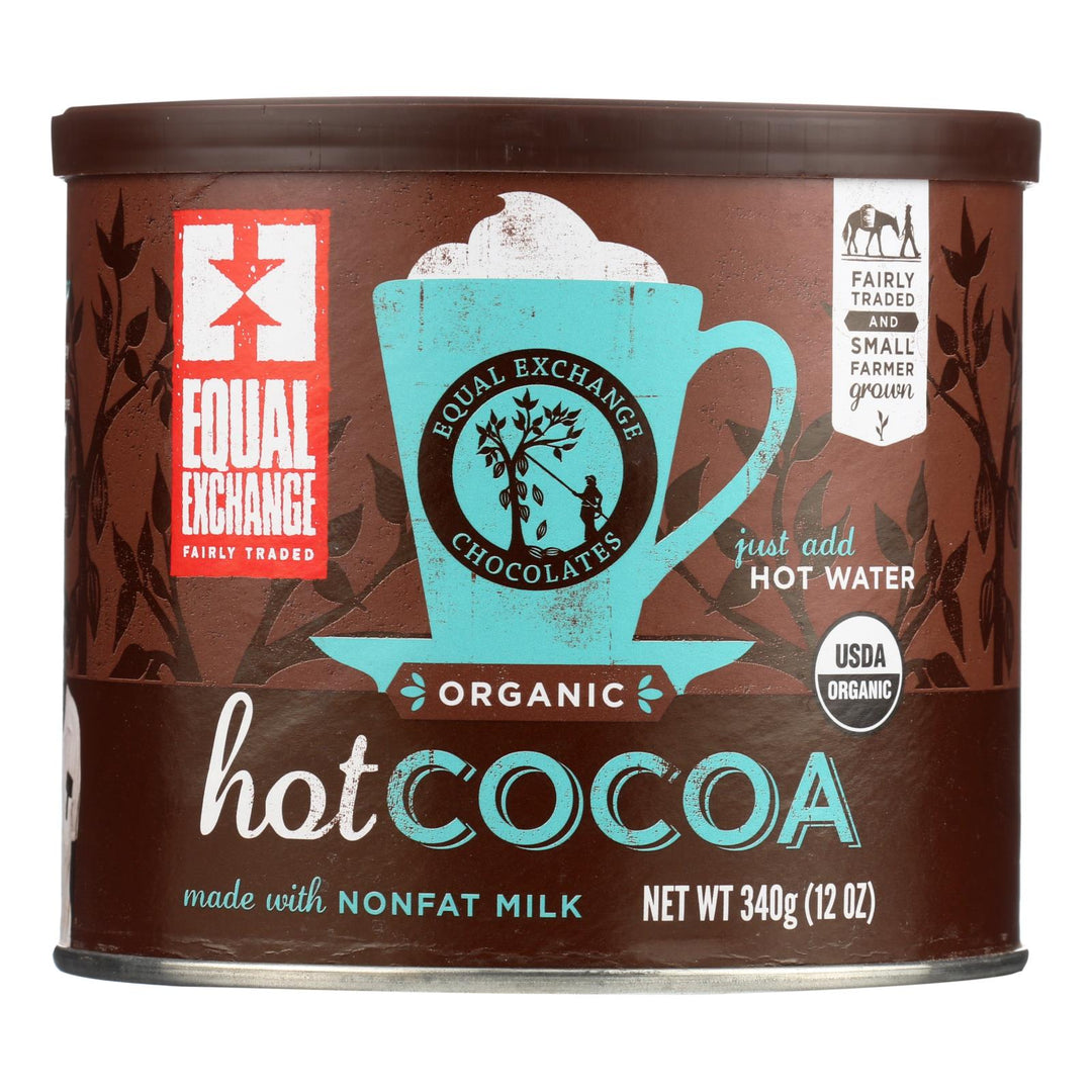 Equal Exchange Organic Hot Cocoa - Case Of 6 - 12 Oz. - Maras Green