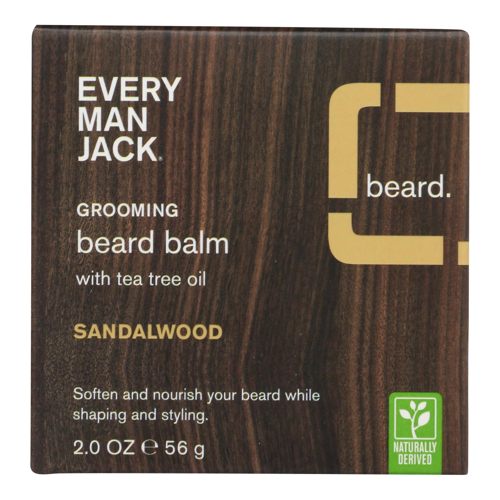 Every Man Jack - Beard Balm Sandalwood - 1 Each - 2 Oz - Maras Green