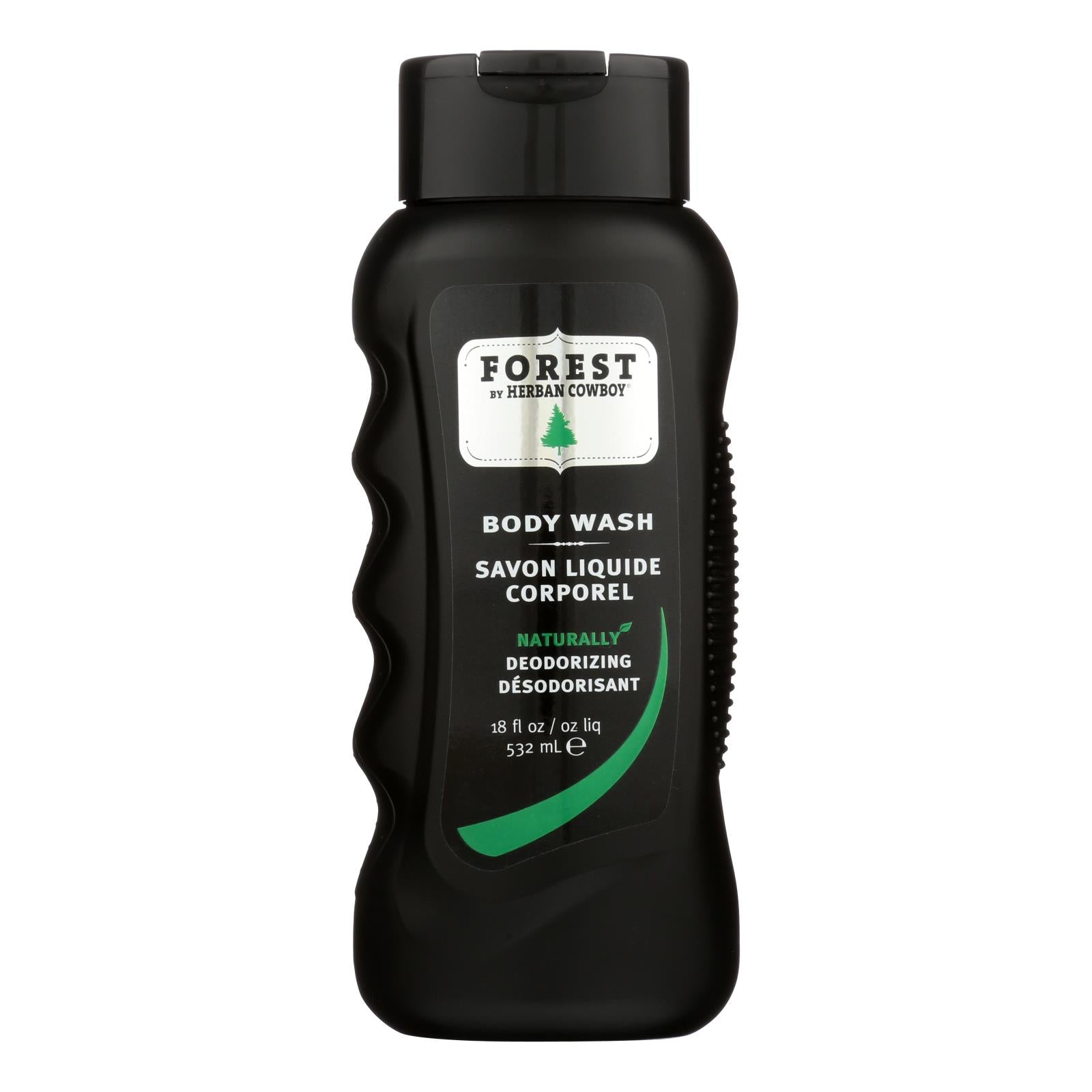 Herban Cowboy Body Wash - Forest - 18 Oz - Maras Green