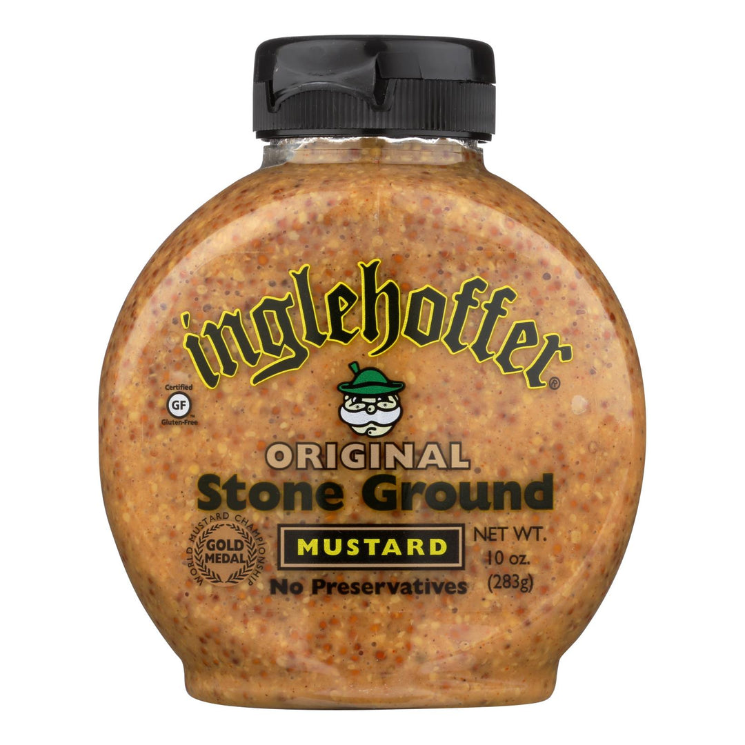 Inglehoffer - Mustard - Original Stone Ground - Case Of 6 - 10 Oz. - Maras Green
