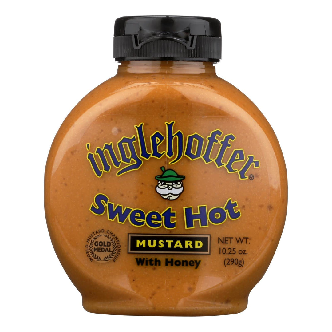Inglehoffer - Mustard - Sweet Hot - 10.25 Oz - Case Of 6 - Maras Green
