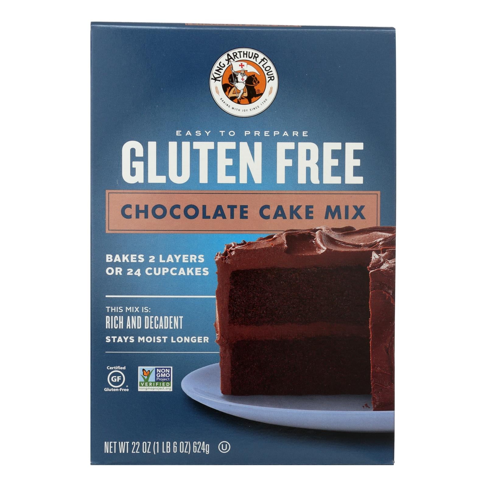 King Arthur Chocolate Cake - Case Of 6 - 22 Oz. - Maras Green