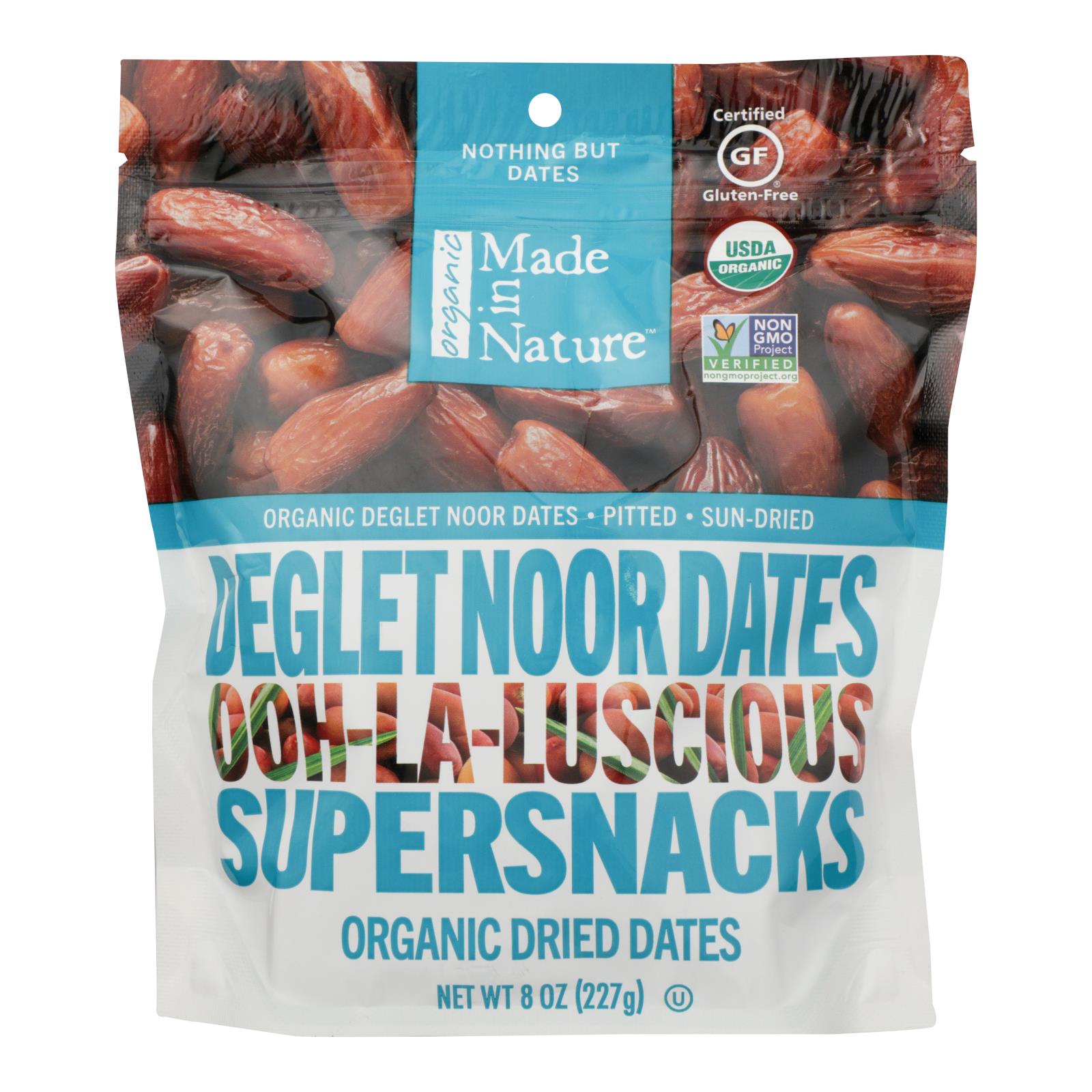 Made In Nature - Dates Neglet Noor - Case Of 6 - 8 Oz - Maras Green
