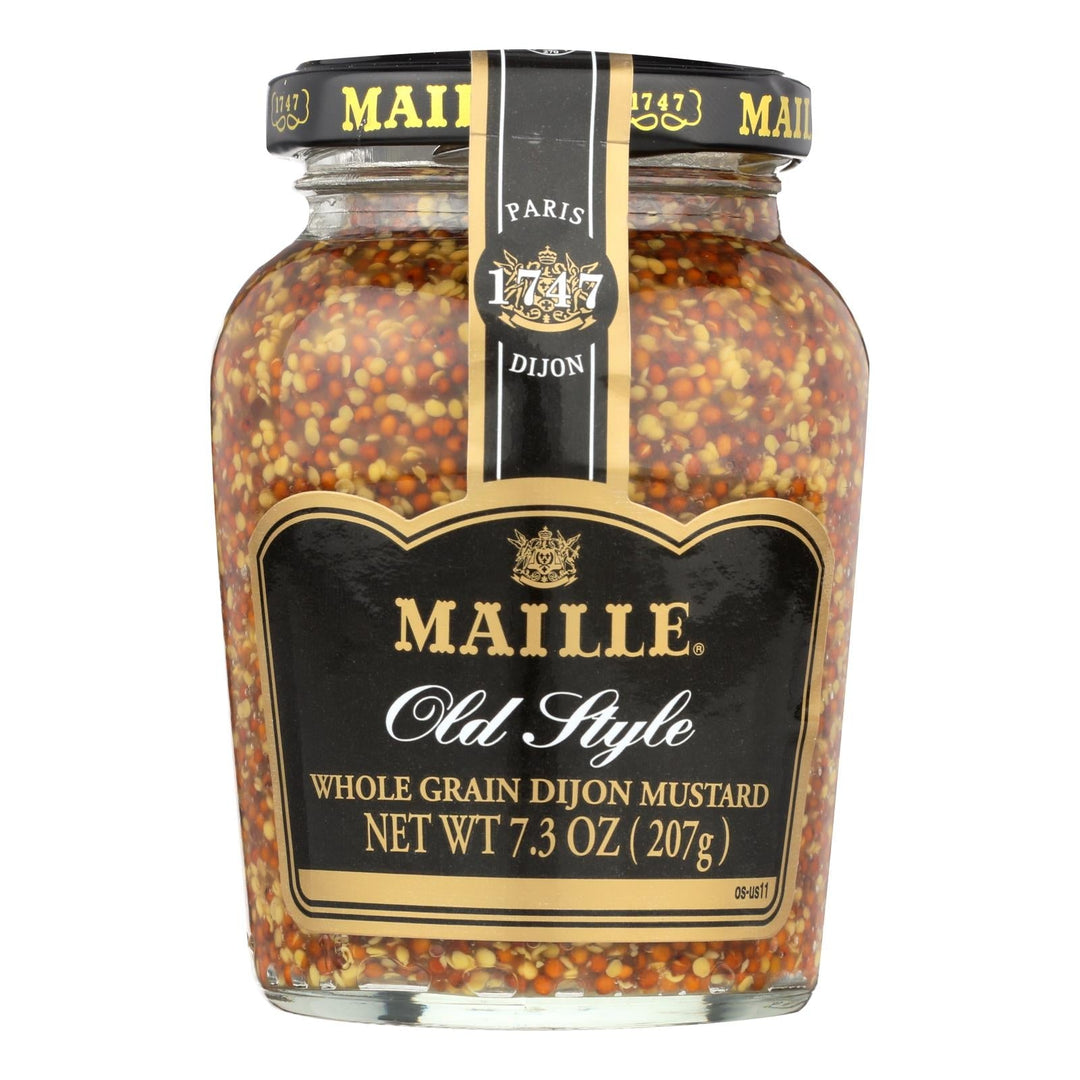 Maille Old Style Whole Grain Dijon Mustard - Case Of 6 - 7.3 Oz. - Maras Green