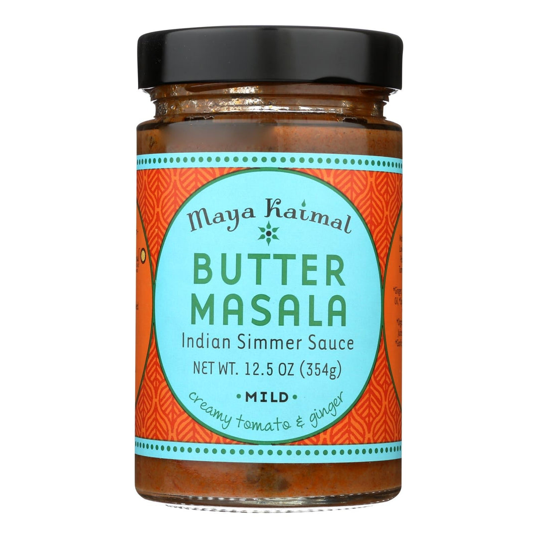 Maya Kaimal Butter Masala Simmer Sauce - Case Of 6 - 12.5 Oz. - Maras Green