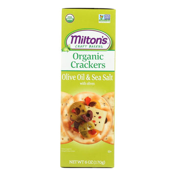 Miltons - Baked Crackers Oo&ss - Case Of 8 - 6 Oz - Maras Green