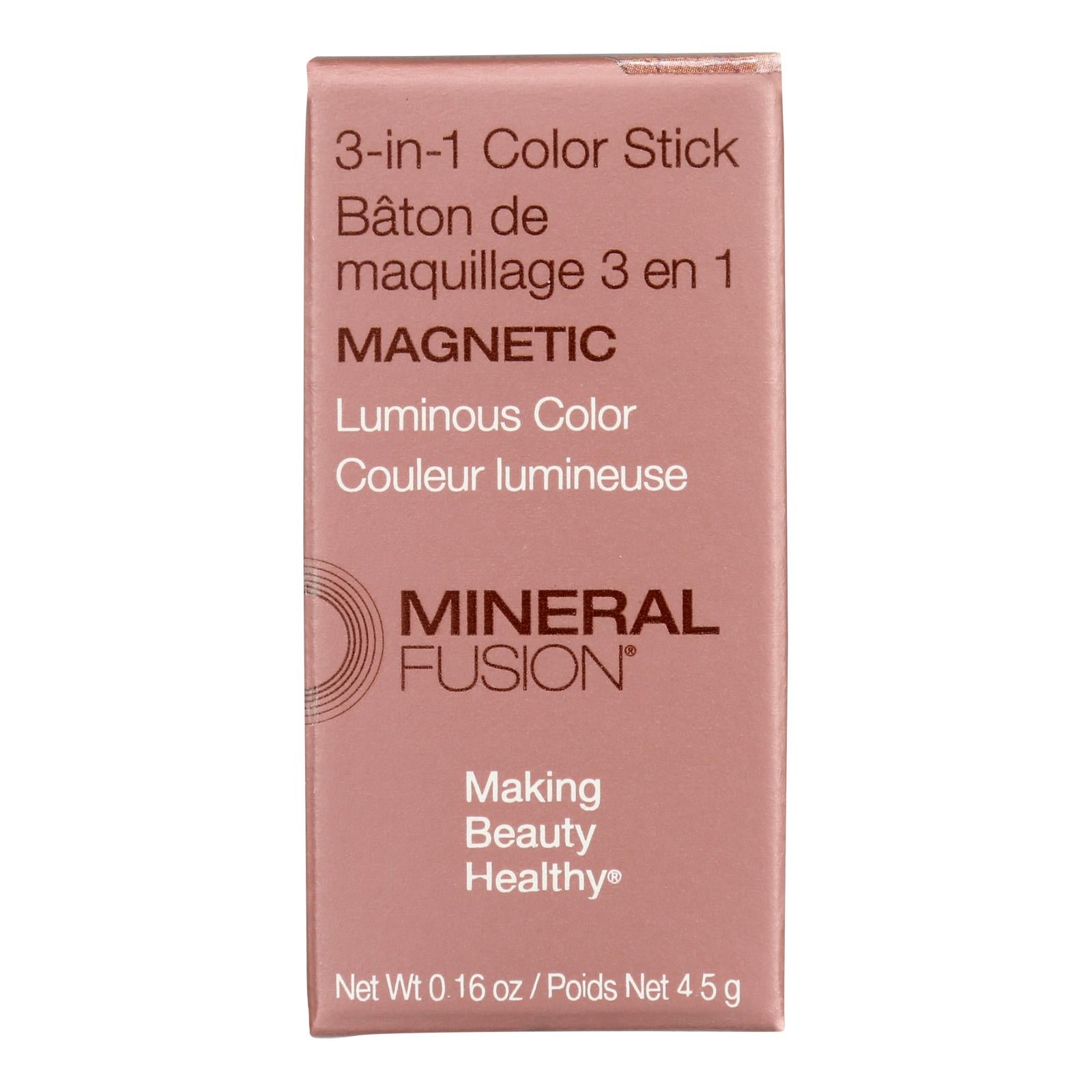 Mineral Fusion - Color Stk 3 - in - 1 Magnetic - 1 Each - .16 Oz - Maras Green