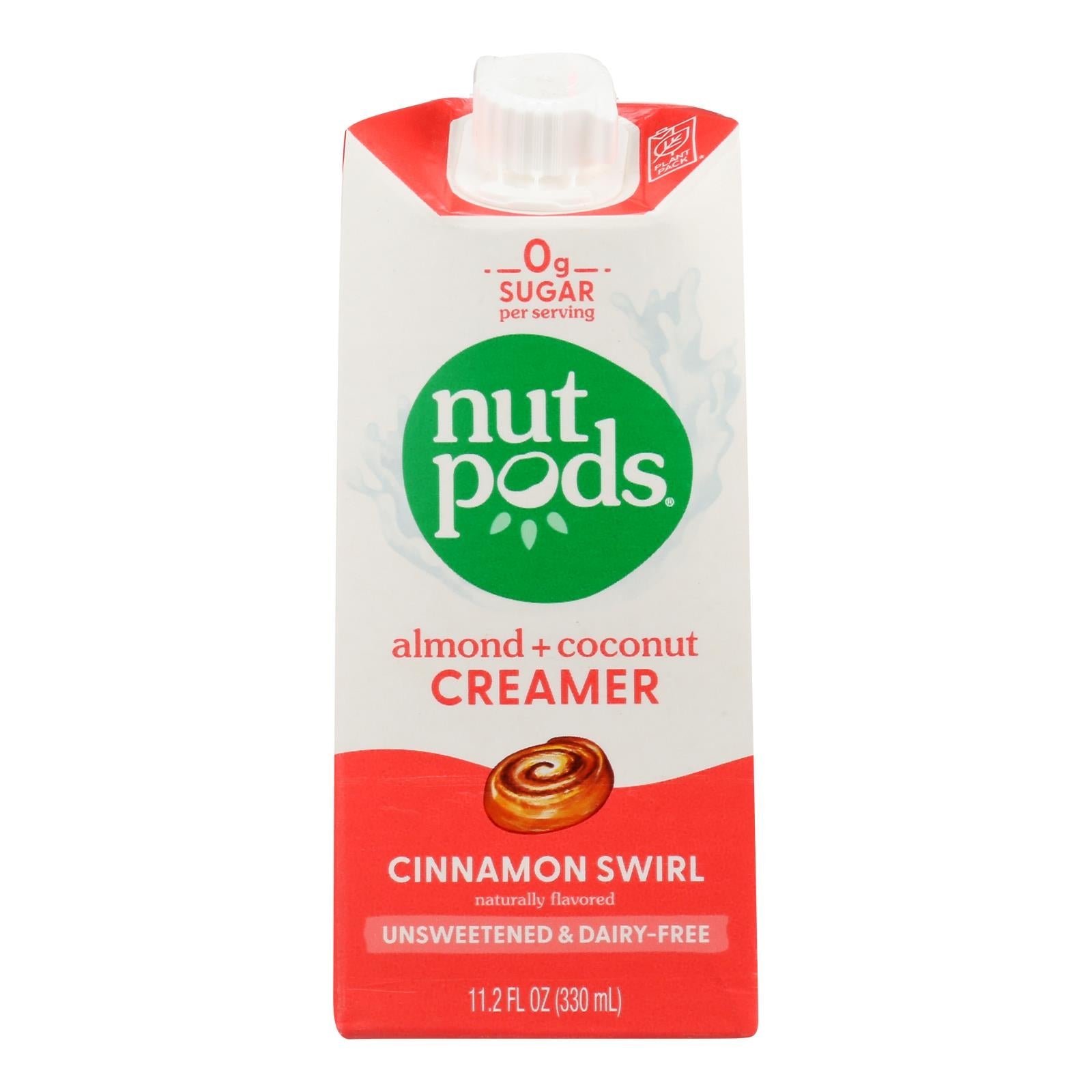 Nutpods - Nd Creamer Unsw Cinnamon Swrl - Case Of 12 - 11.2 Fz - Maras Green