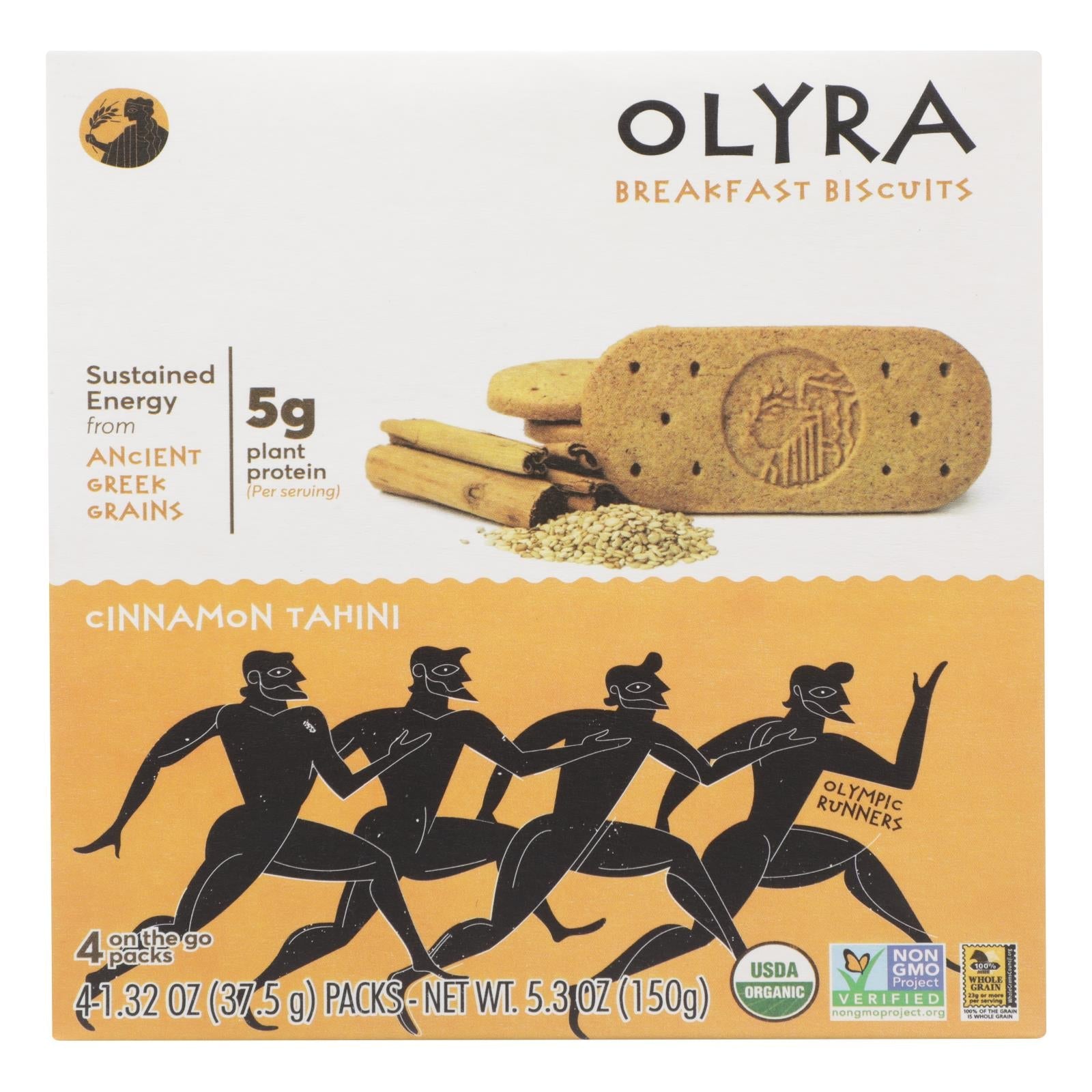 Olyra - Biscuit Cinnamon Tahini - Case Of 6 - 5.3 Oz - Maras Green