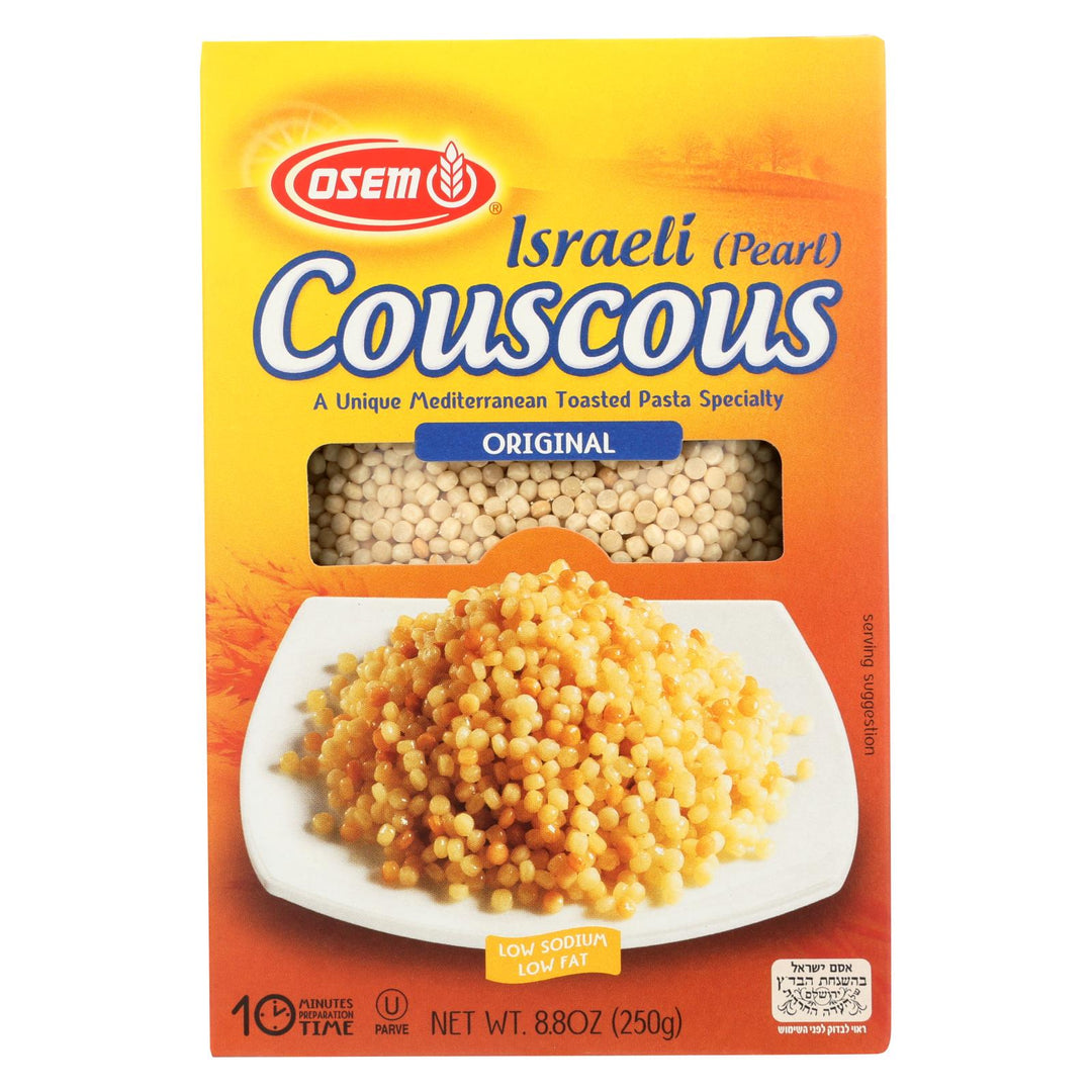 Osem Couscous - Israeli - Case Of 12 - 8.8 Oz. - Maras Green