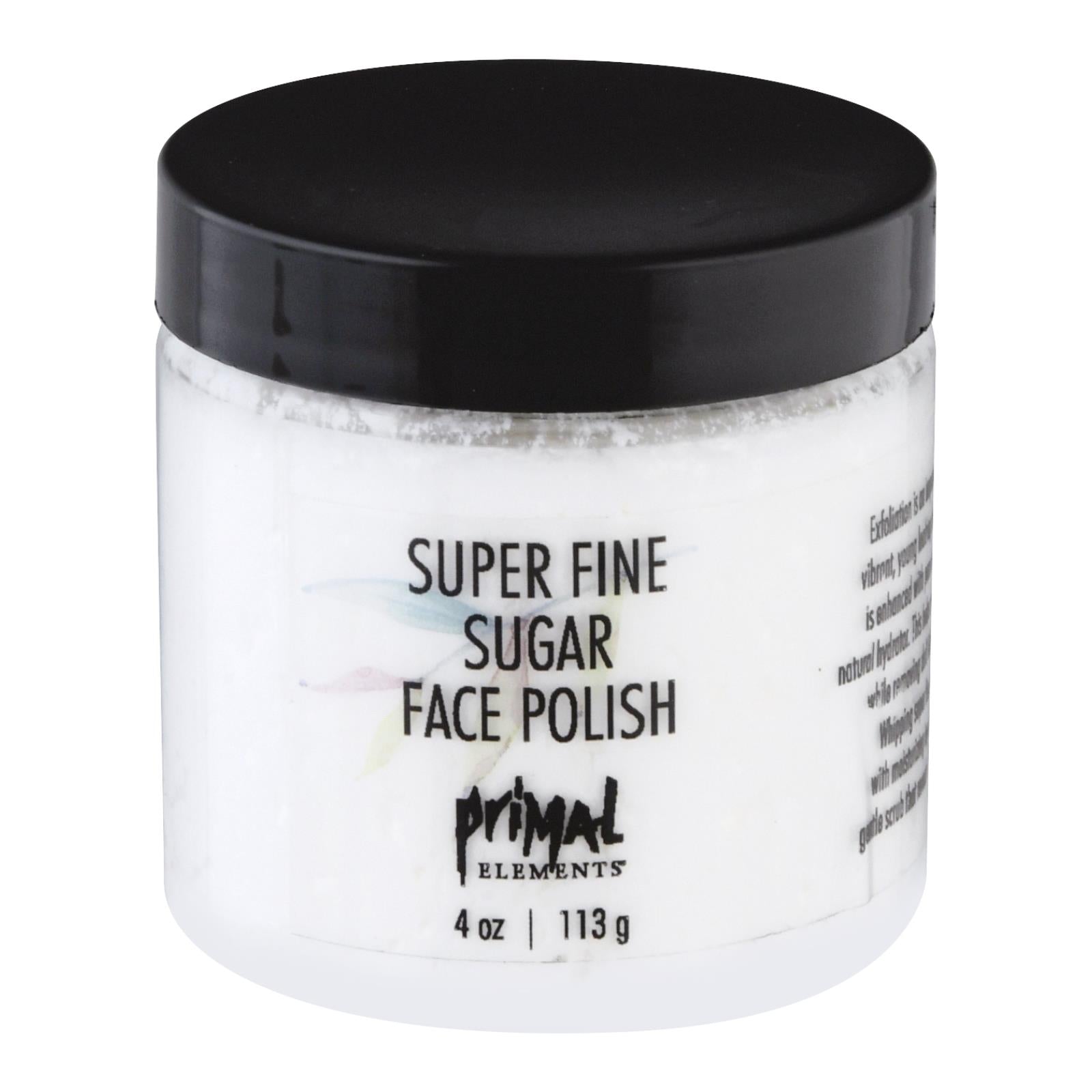 Primal Elements - Face Polish Fine Sugar - Case Of 6 - 4 Oz - Maras Green