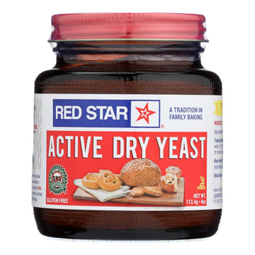 Red Star Nutritional Yeast Yeast - Active - Dry - Case Of 12 - 4 Oz - Maras Green