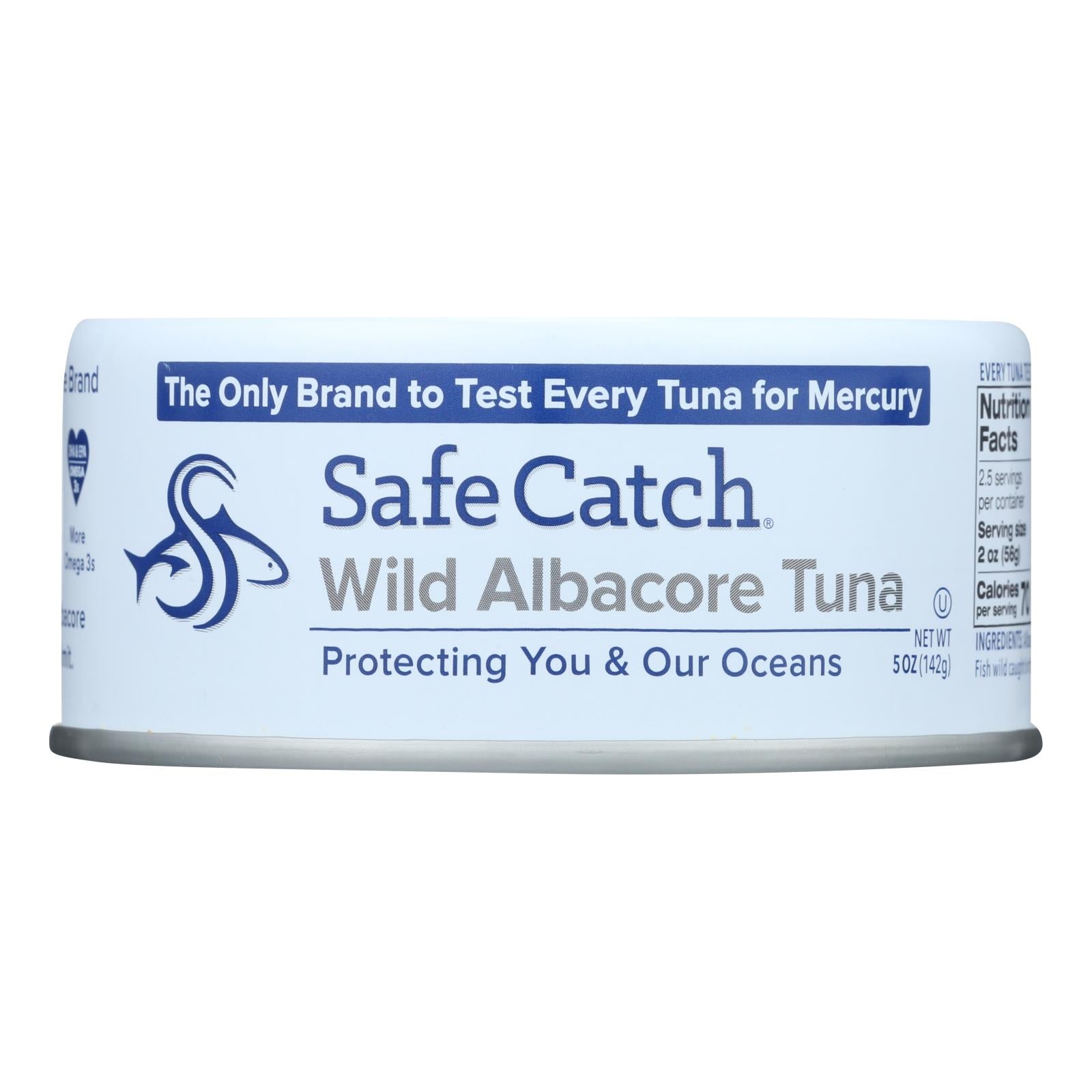 Safe Catch - Tuna Wild Albacore - Case Of 12 - 5 Oz - Maras Green