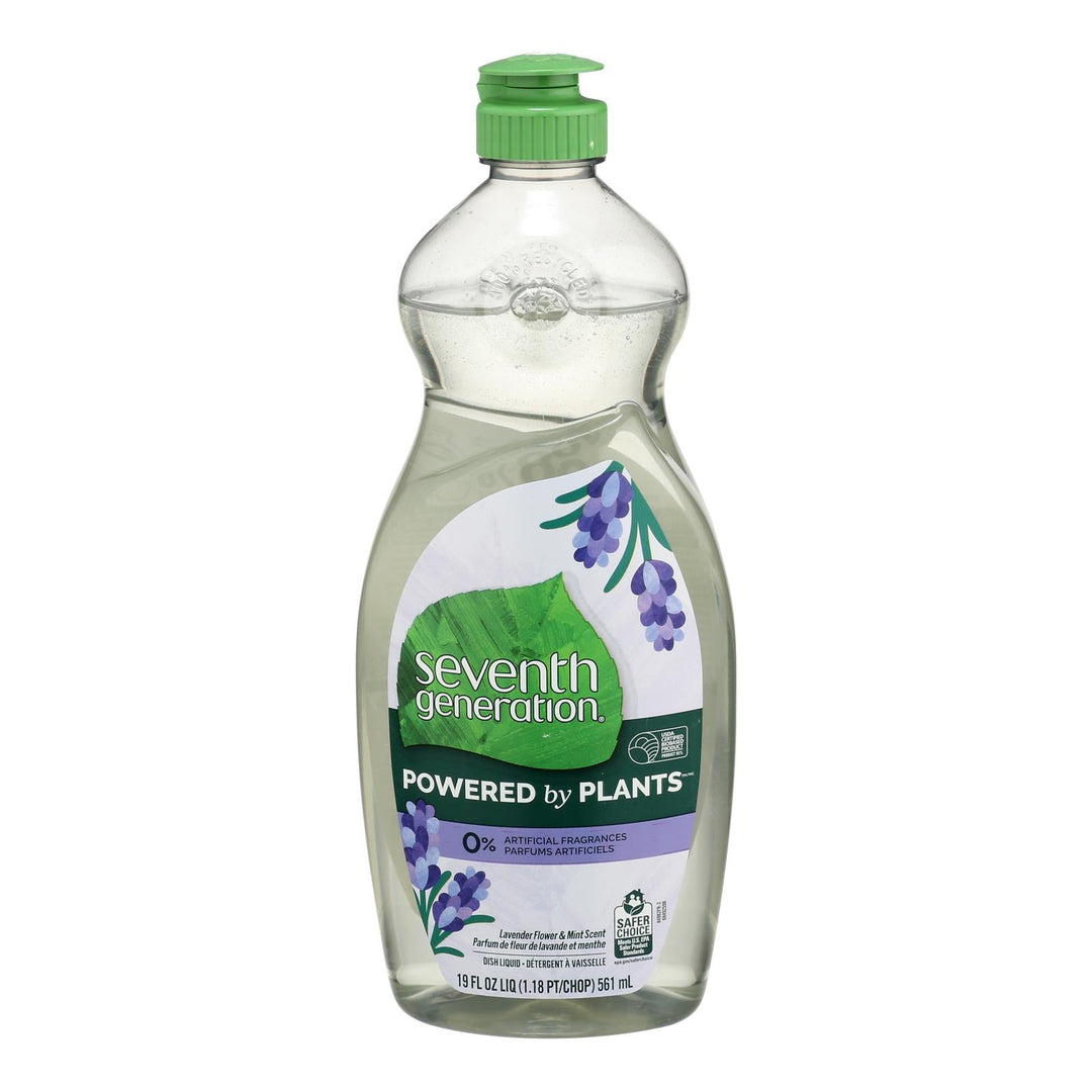 Seventh Generation - Dish Liquid Lavender Mint - Case Of 6 - 19 Fz - Maras Green