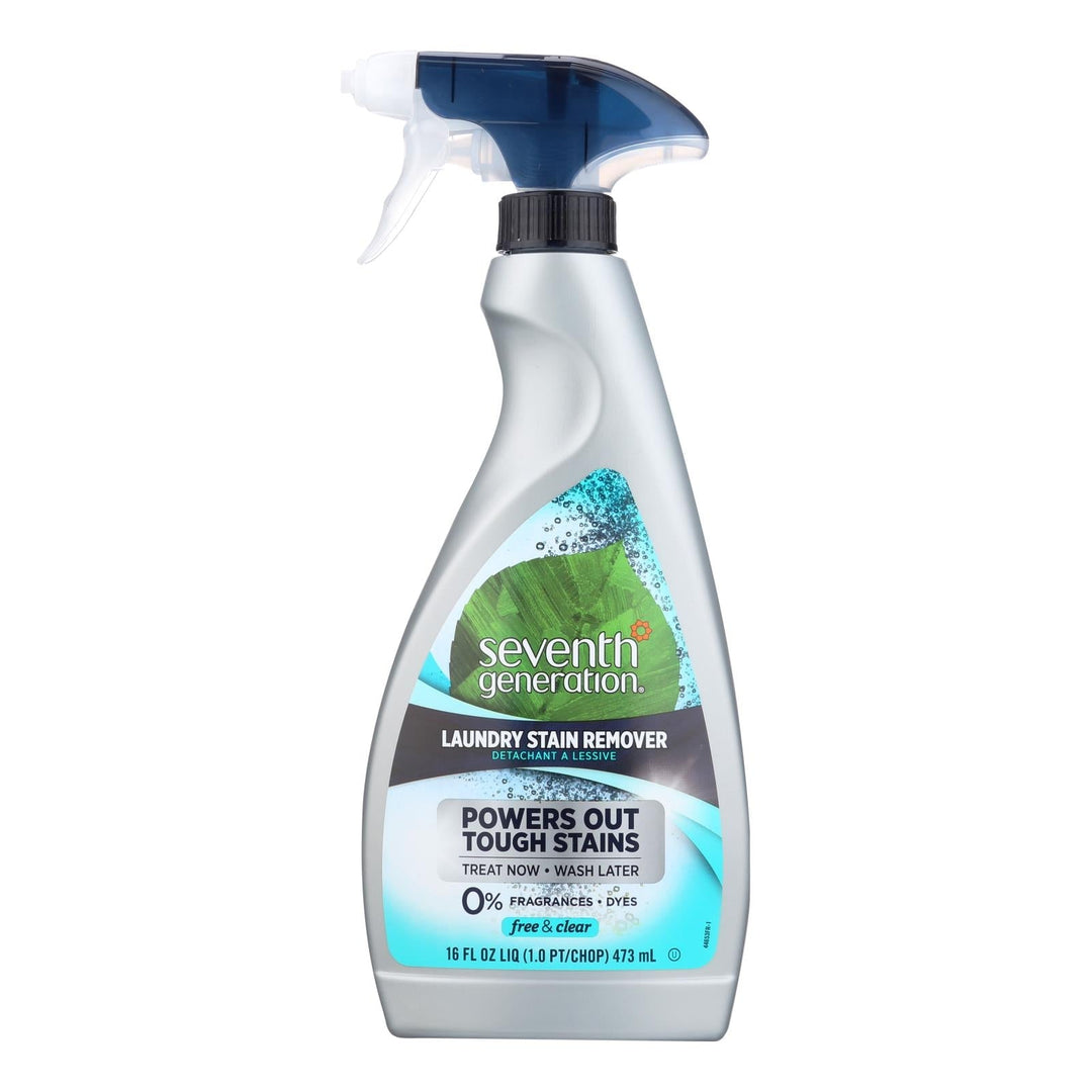 Seventh Generation - Stain Remover Spray - Case Of 8 - 16 Fl Oz. - Maras Green