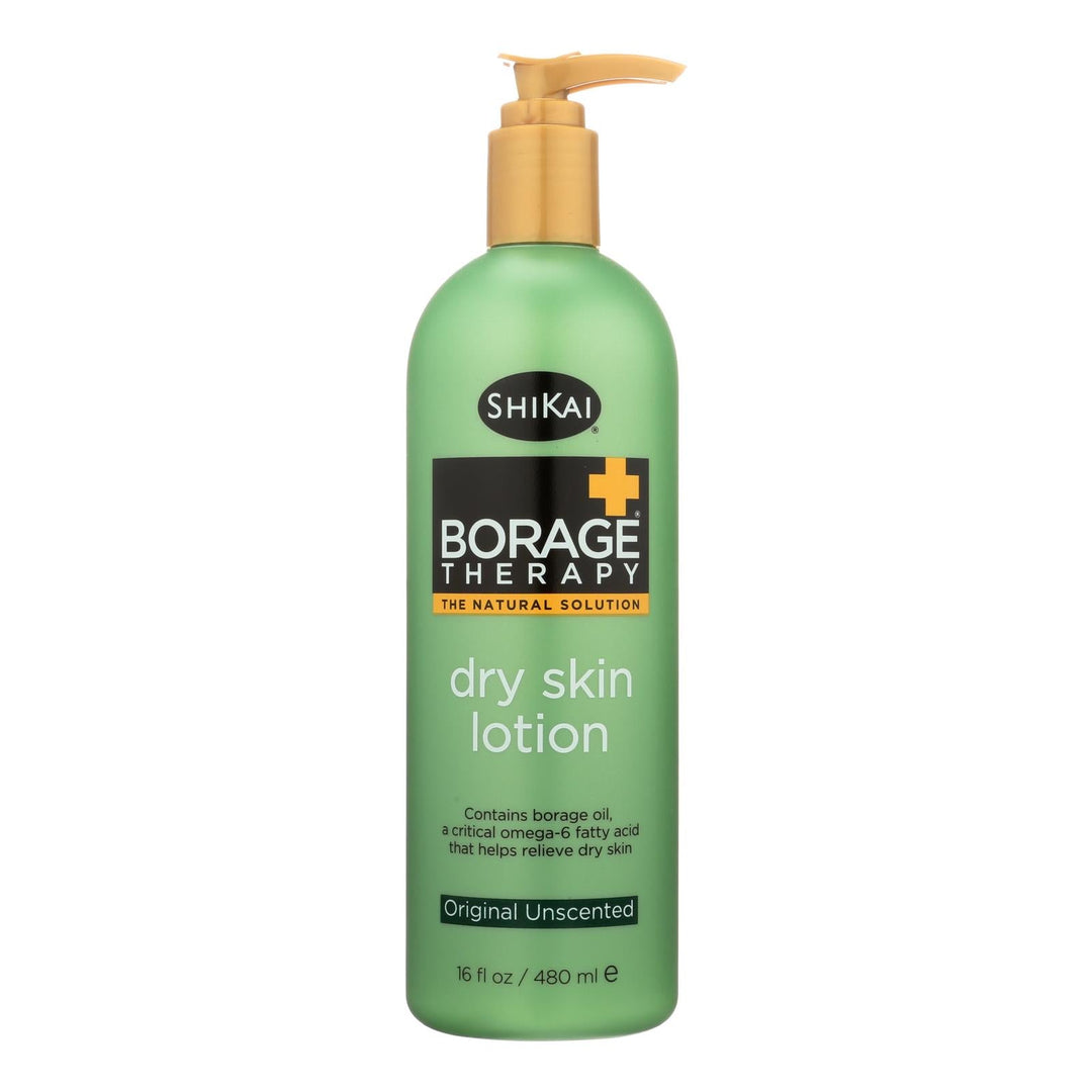 Shikai Borage Therapy Dry Skin Lotion Unscented - 16 Fl Oz - Maras Green