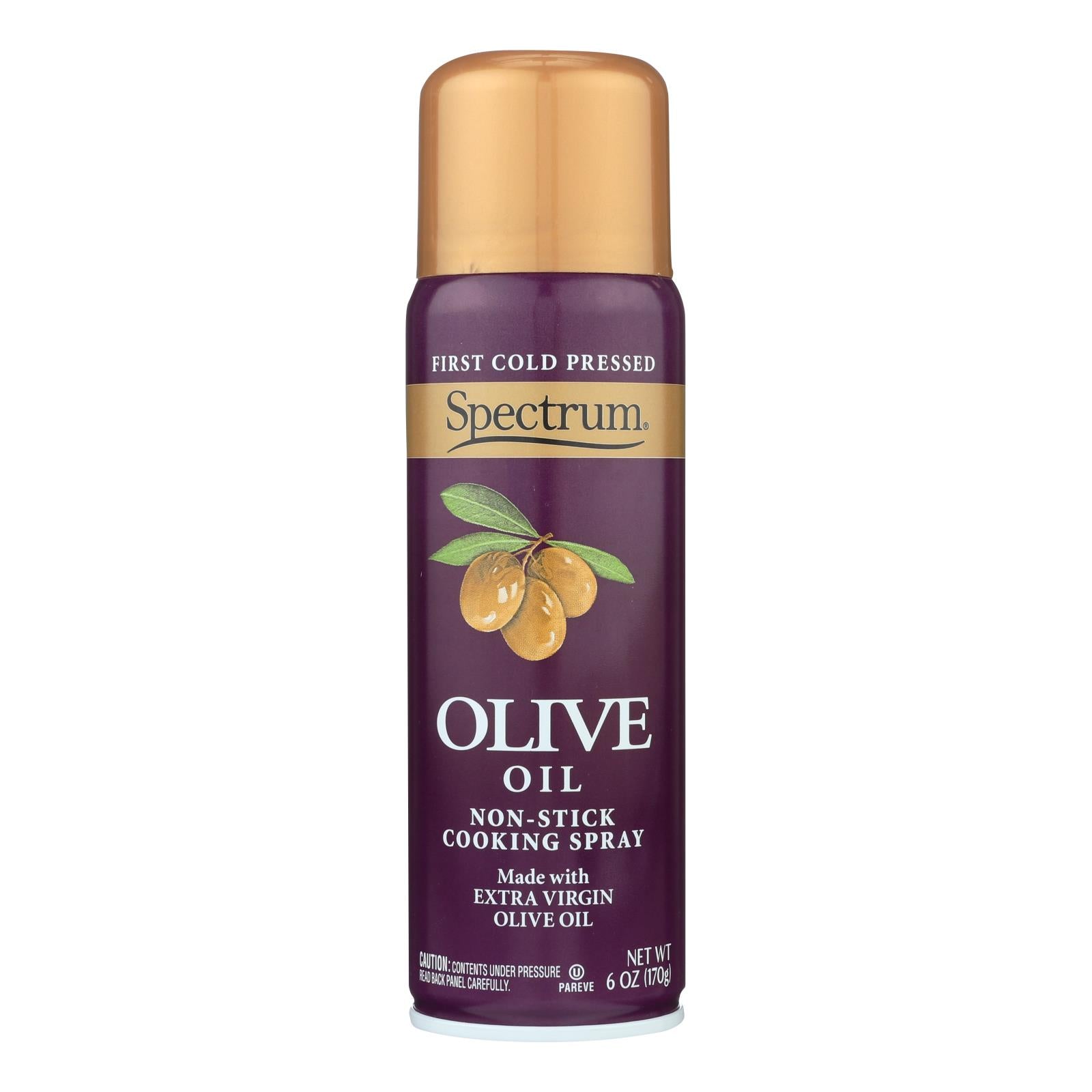 Spectrum Naturals Extra Virgin Olive Spray Oil - Case Of 6 - 6 Fl Oz. - Maras Green