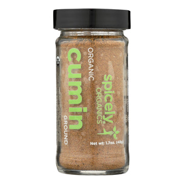 Spicely Organics - Organic Cumin - Ground - Case Of 3 - 1.7 Oz. - Maras Green