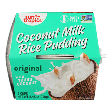 Sun Tropics Ready - to - eat Coconut Rice Pudding - Case Of 6 - 8.46 Oz - Maras Green