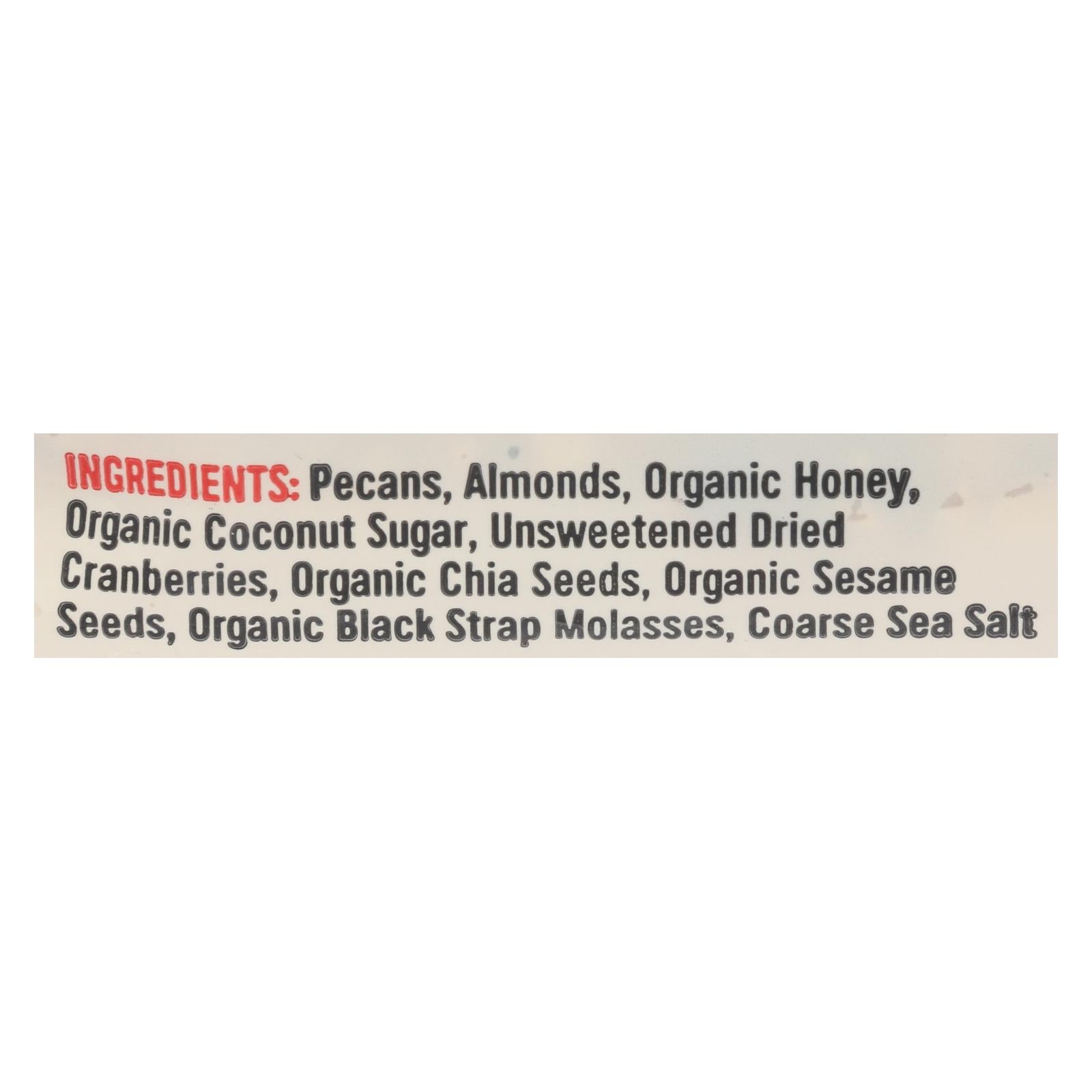 Taos Bakes - Bar Caramel Pecan Cranbrries - Case Of 12 - 1.8 Oz - Maras Green