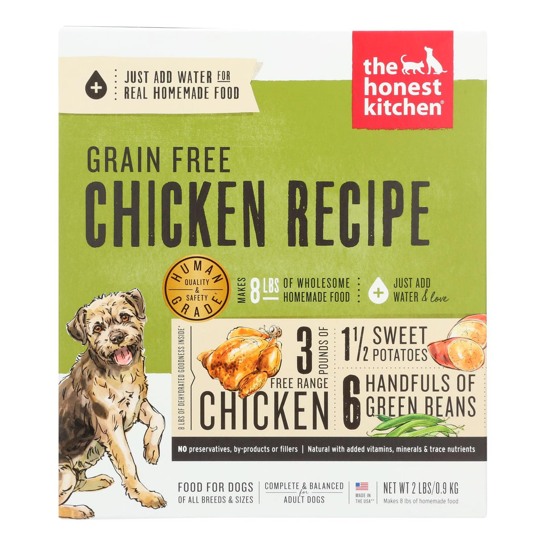 The Honest Kitchen Force - Grain Free Chicken Dog Food - Case Of 6 - 2 Lb. - Maras Green