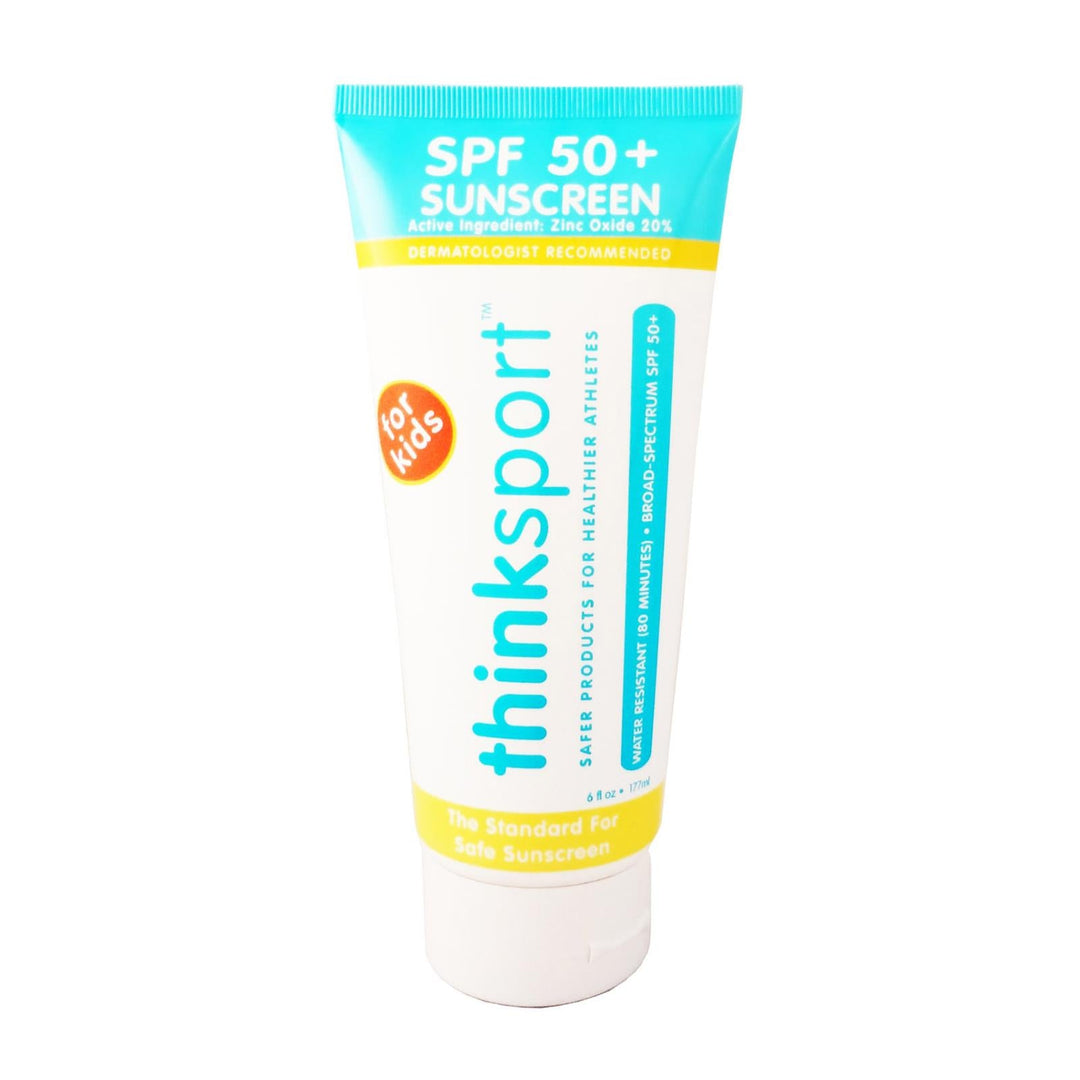 Thinksport Sunscreen - Safe - Kids - Spf 50 Plus - Family Size - 6 Oz - Maras Green