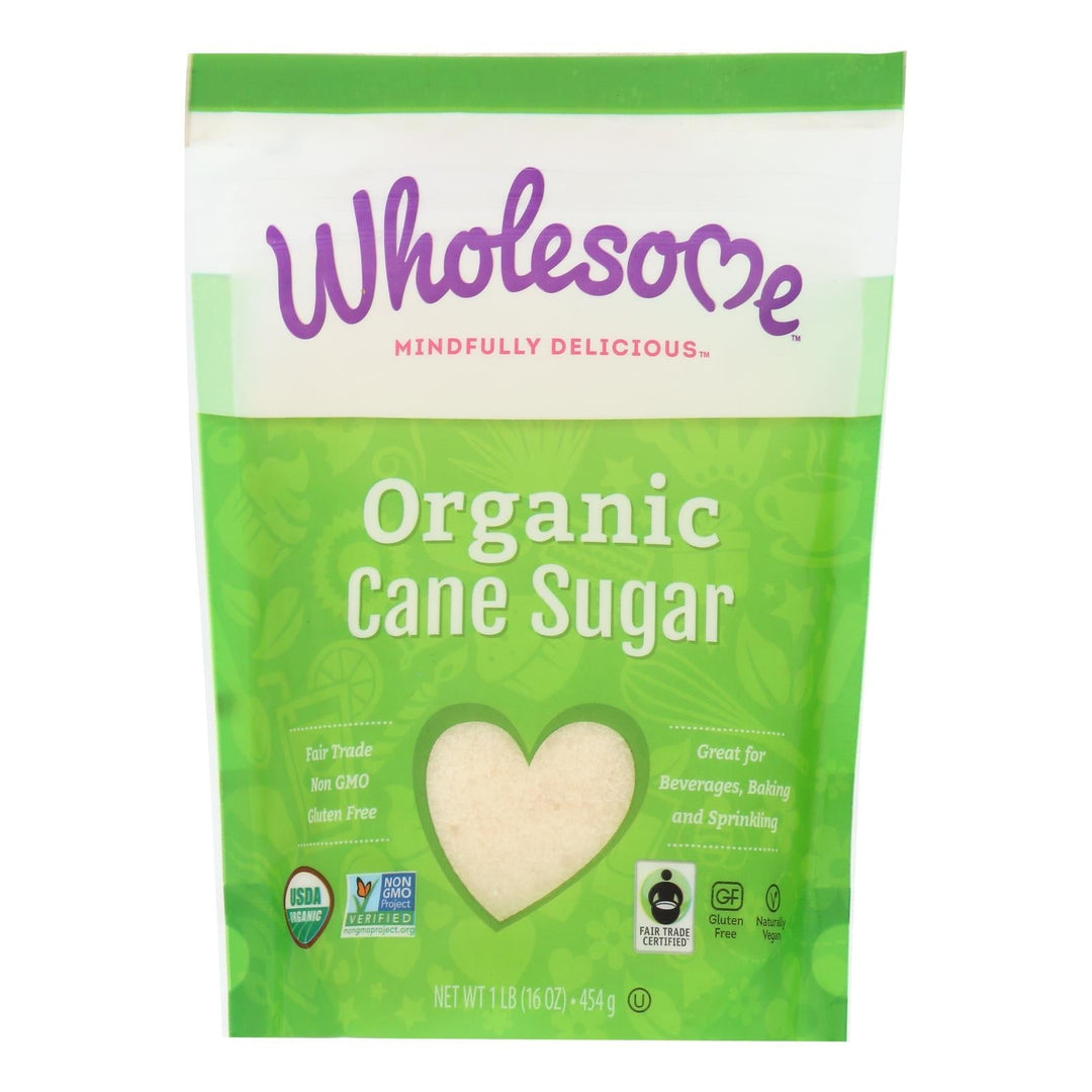 Wholesome Sweeteners Sugar - Organic - Milled - Unrefined - Case Of 12 Lbs - Maras Green