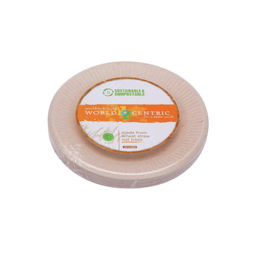 World Centric Ripple Edge Plate - Case Of 12 - 20 Count - Maras Green