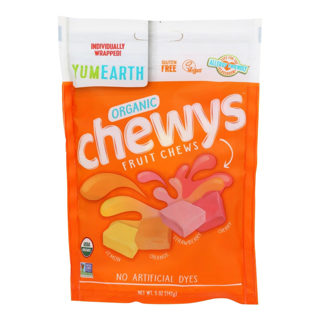 Yumearth - Chewys Fruit Chews - Case Of 6 - 5 Oz - Maras Green