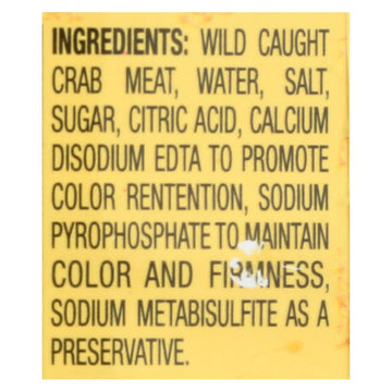 Reese Crabmeat - All White - Case Of 12 - 6 Oz - Maras Green