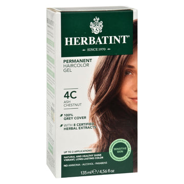 Herbatint Haircolor Kit Ash Chestnut 4c - 4 Fl Oz - Maras Green