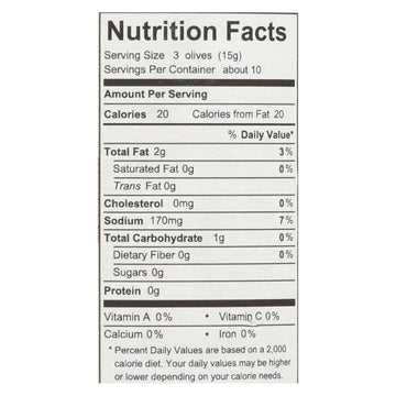 Divina - Organic Pitted Green Olives - Case Of 6 - 6 Oz. - Maras Green