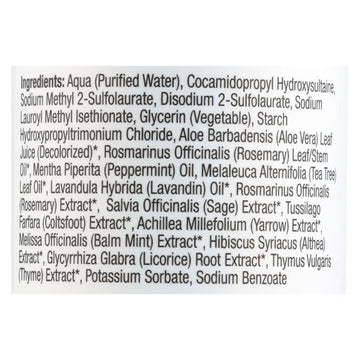 Beauty Without Cruelty Shampoo Rosemary Mint And Tea Tree - 16 Fl Oz - Maras Green