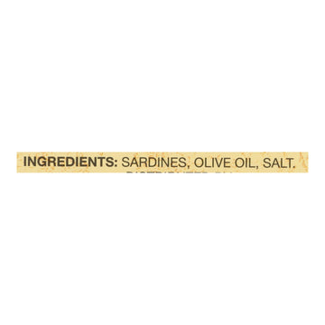 Reese Sardines - Skinless Boneless In Olive Oil - Case Of 10 - 3.75 Oz - Maras Green