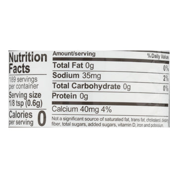 Rumford Baking Powder - Reduced Sodium - Case Of 24 - 4 Oz. - Maras Green